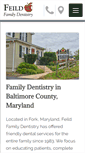 Mobile Screenshot of feildfamilydentistry.com